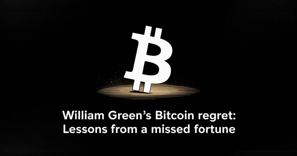 William Green's Bitcoin Regret: Lessons From a Missed Fortune