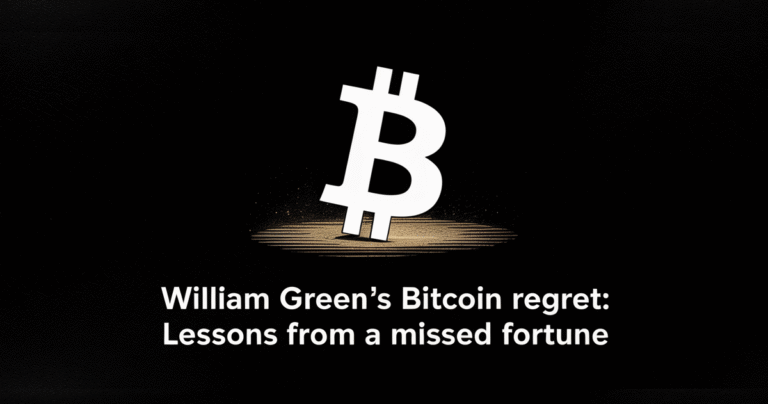 William Green's Bitcoin Regret: Lessons From a Missed Fortune