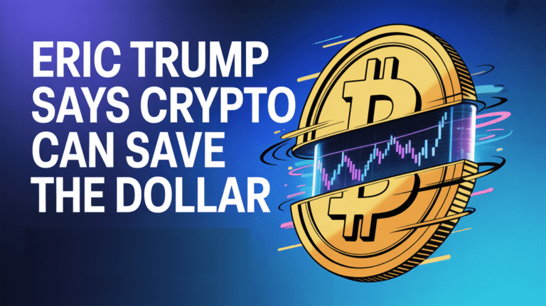 Eric Trump Says Crypto Can Save the Dollar