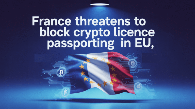 France Threatens to Block Crypto Licence Passporting in EU