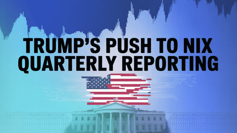 trump push to nix quarterly reporting