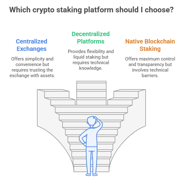 types of crypto staking platforms