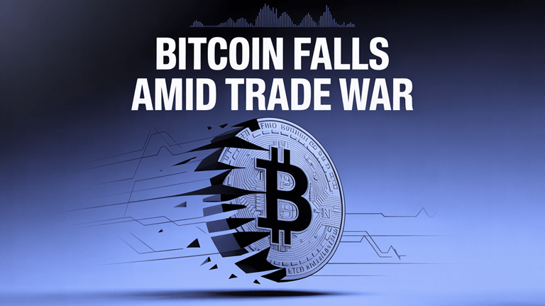 bitcoin falls amid trade war