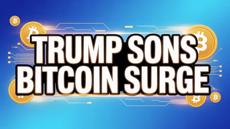 trump sons bitcoin surge