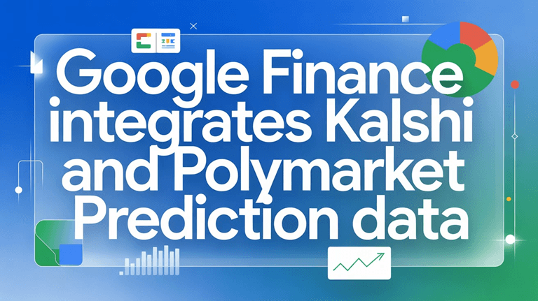 google finance integrates kalshi and polymarket prediction data