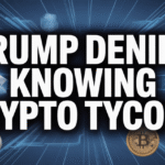 trump denies knowing crypto tycoon