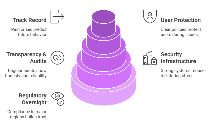evaluation criteria crypto exchange safety